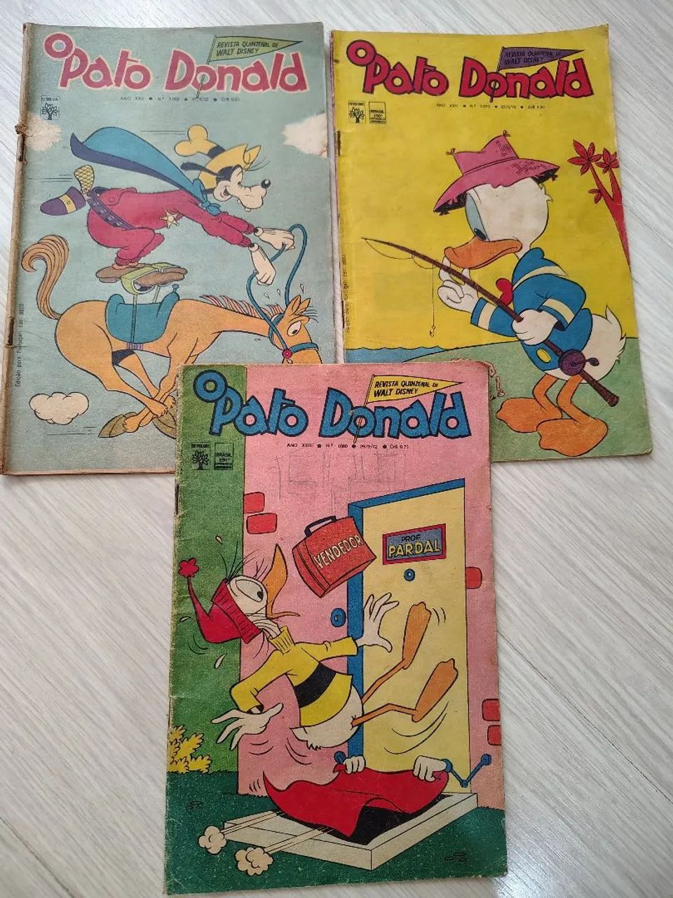 Gibis 'O Pato Donald' e Zé Carioca, históricos, anos 1970. - Foto 4