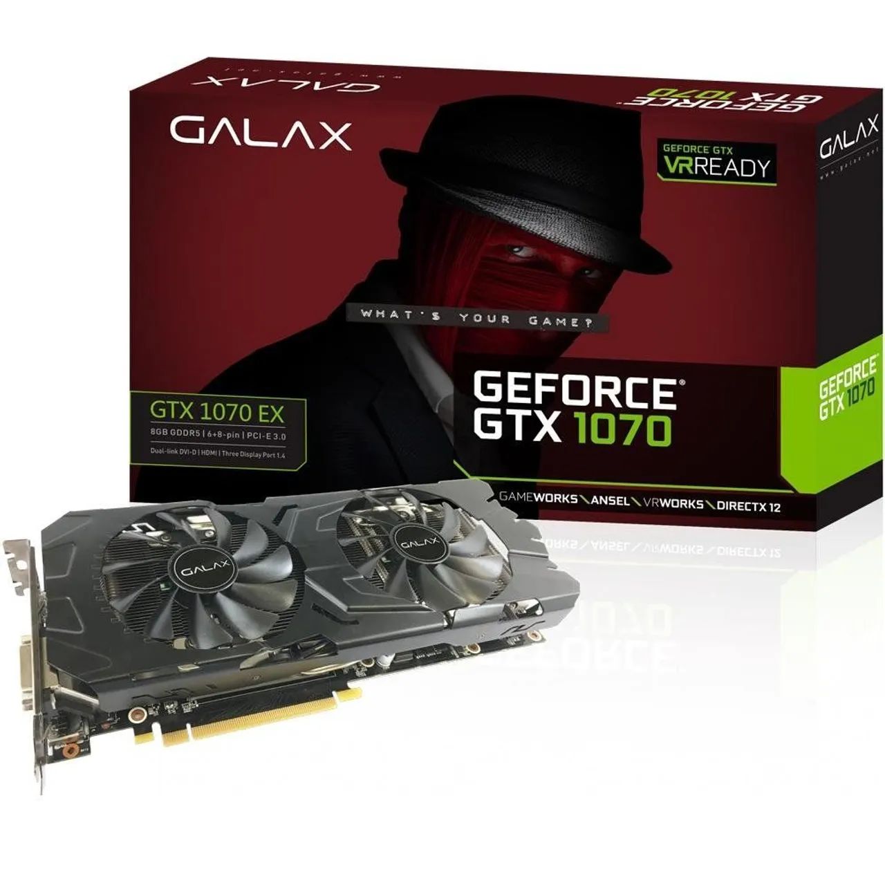 GTX 1070 EX 8GB GDDR5, troco em processador amd