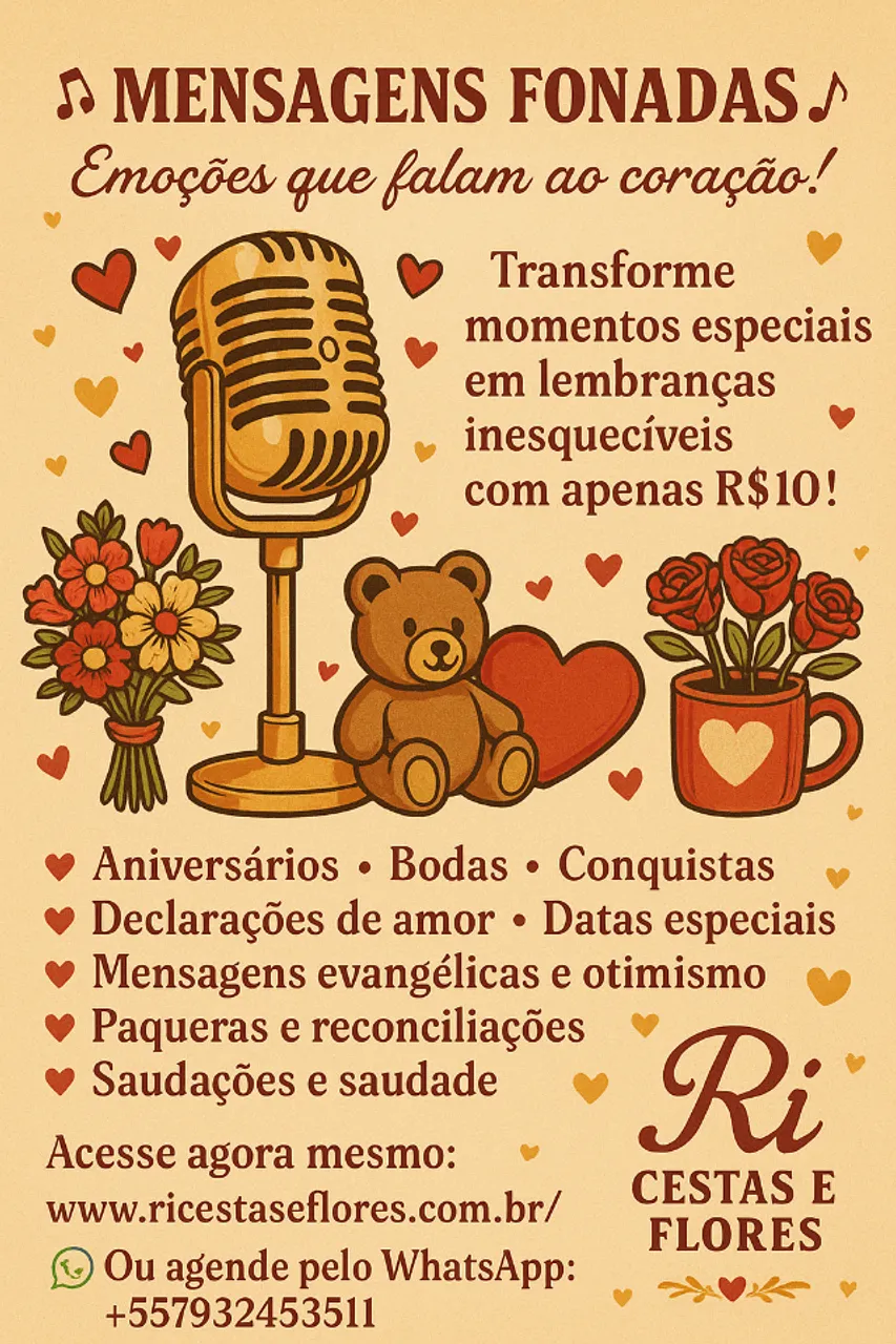 Mensagens Fonadas para Todas as Ocasiões - Amor, Aniversário e Mais