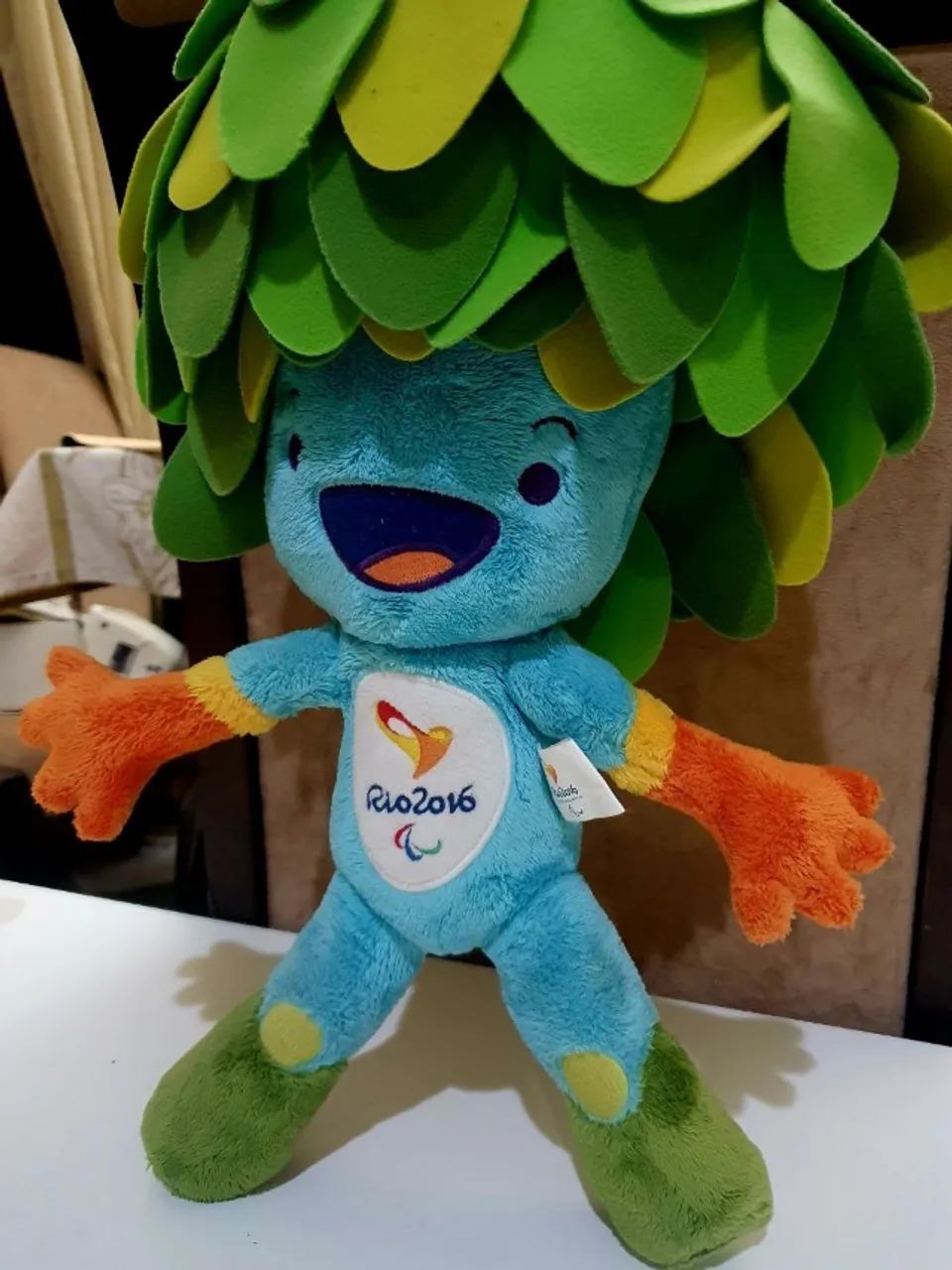 Mascote Paraolimpiada Rio 2016 Tom Original 45cm - Foto 4