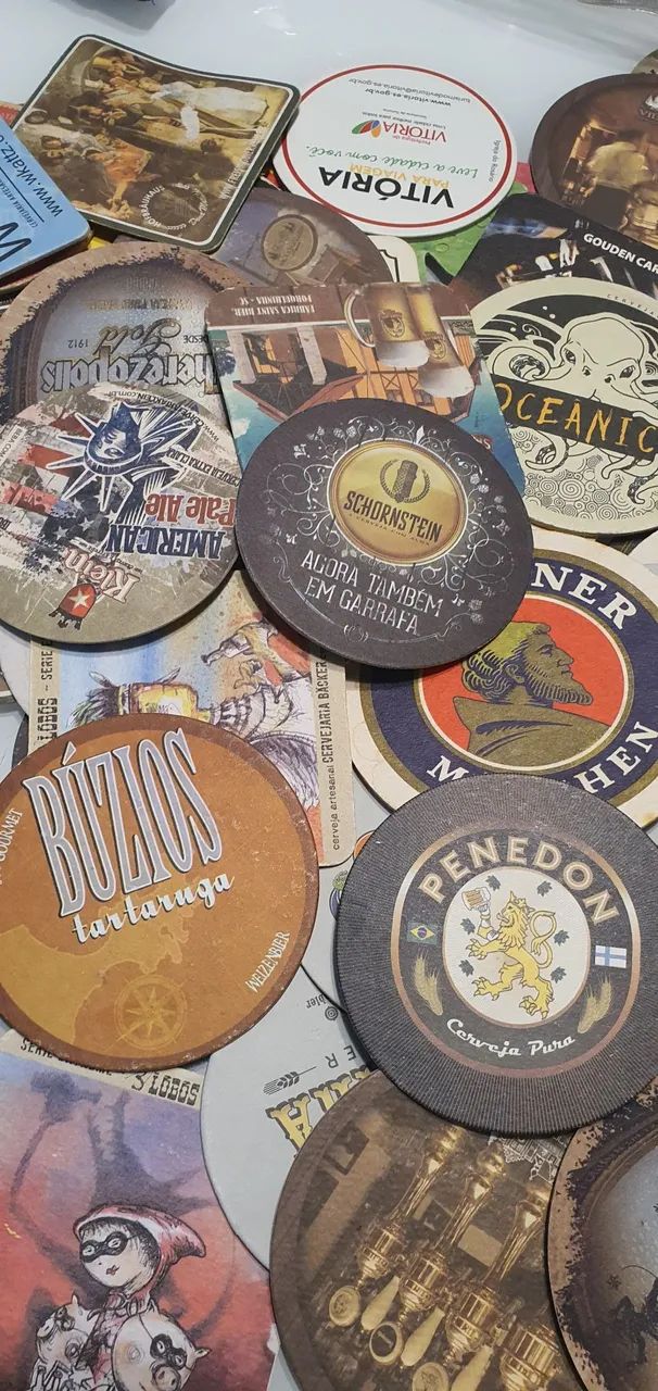 Coleção de Coasters de Cerveja + de 100 unidades - Foto 5
