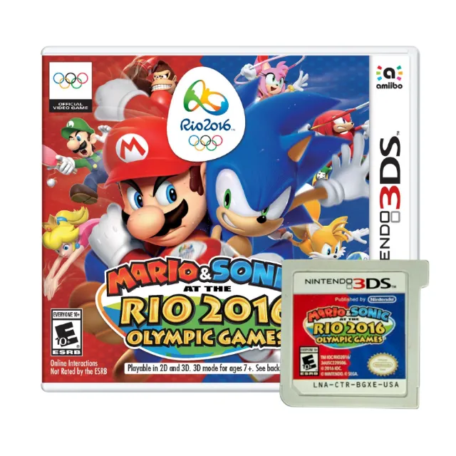 Mario e Sonic at the Rio 2016 Olympic Games - Mídia Física Nintendo 3Ds