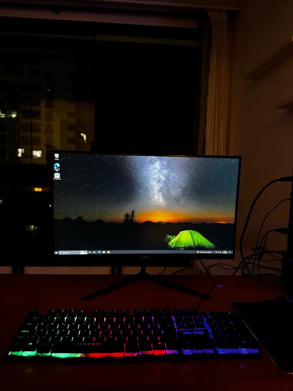 PC Gamer Completo AMD Ryzen 5500 NOVO + Placa de Video - Foto 4