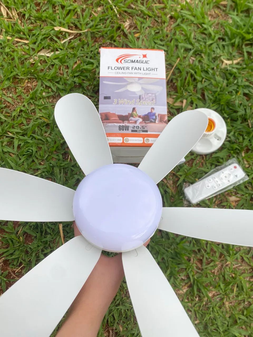 Ventilador de teto com Lâmpada  - Foto 2