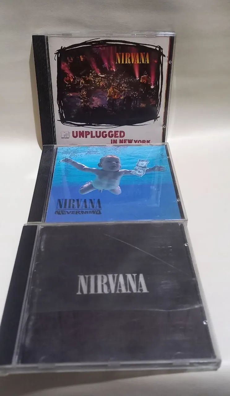 Coletânea 3 CDs nirvana usados