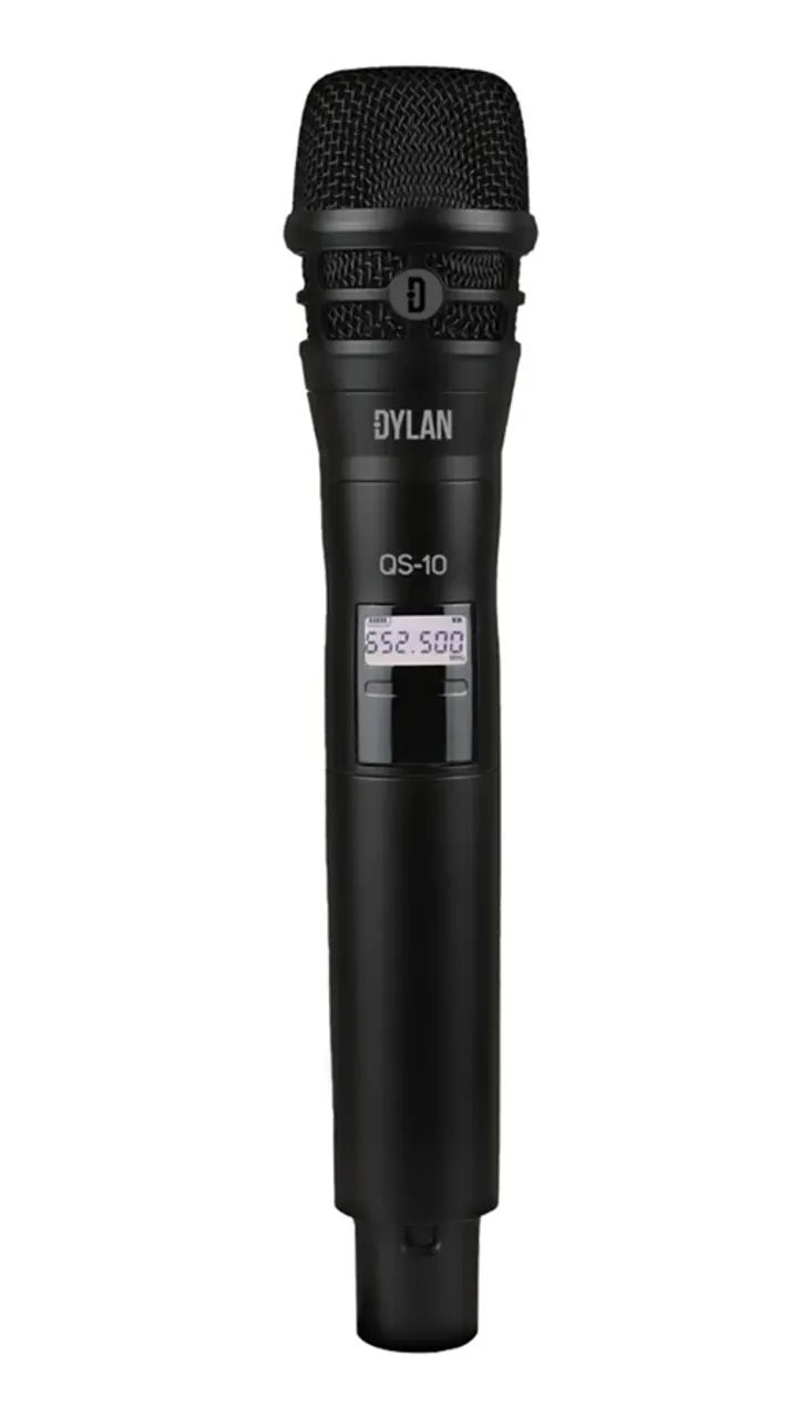 Microfone Sem Fio Dylan QS-10 Cor Preto - Foto 3