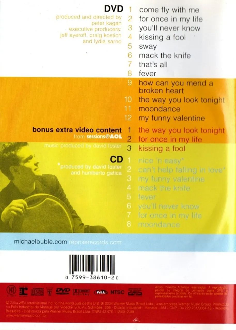 Dvd+cd Michael Bublé - Come Fly With Me - Foto 2