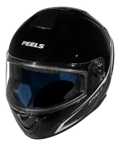 Capacete Peels Spike 2 Preto Brilhante Masculino Feminino - Foto 4
