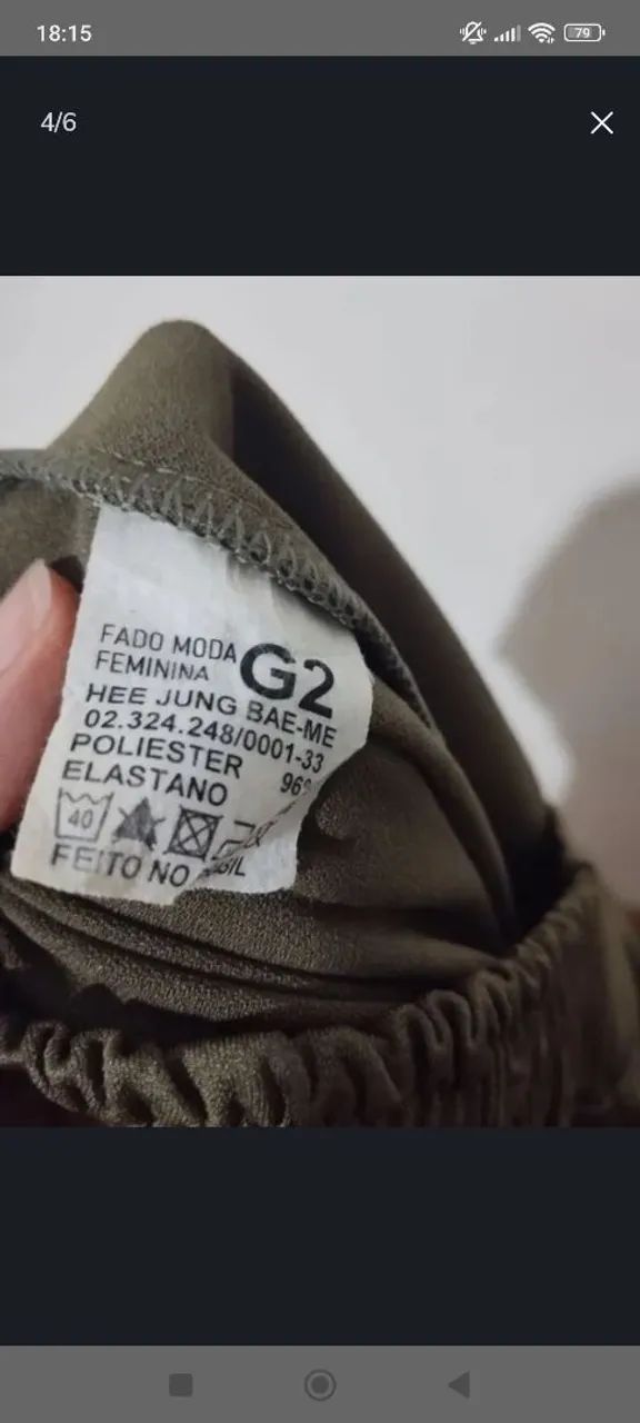Calça pantacur verde G2 - Foto 4