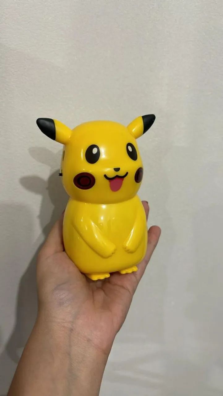 Boneco Pikachu Mini Caixa De Som Bluetooth, Usb Nova - Foto 2