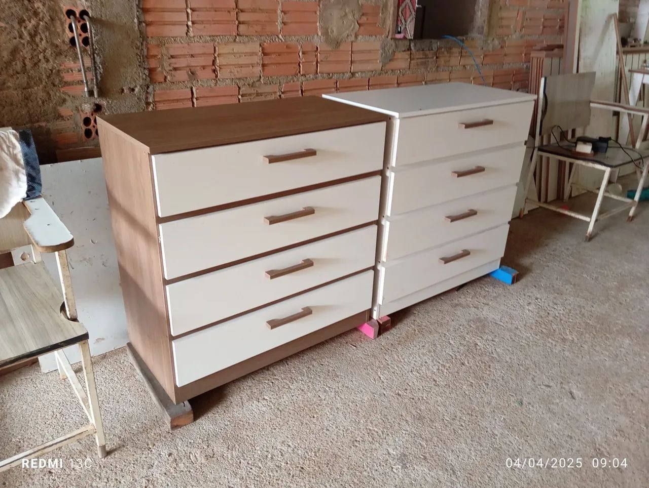 Cômoda Branco de 4 gavetas em MDF nova - Foto 4