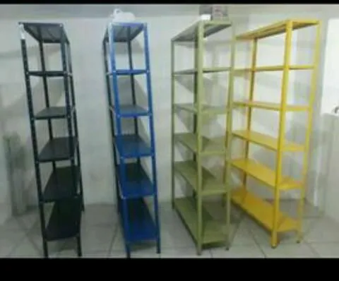 Estantes de aço 6 bandejas novas pintura eletrostática