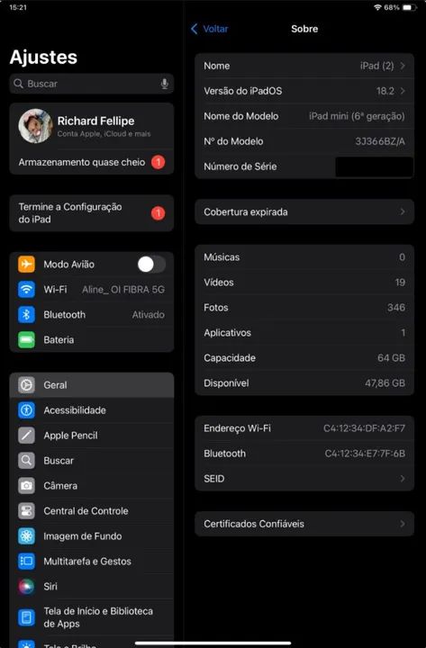 iPad Mini 6 64GB Wi-fi - Foto 5