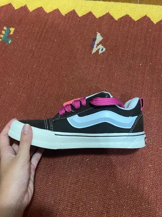 tênis vans knu skool - café pink (36) - Foto 4