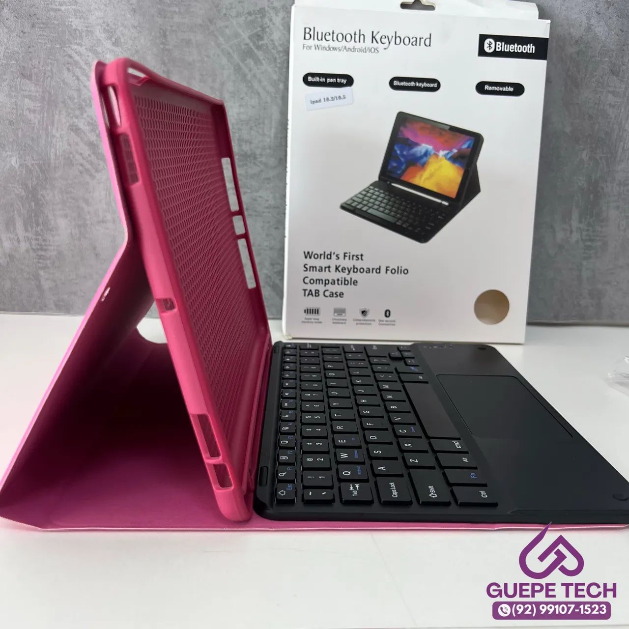 Capa Com Teclado Para IPad 7/8/964317477761410121