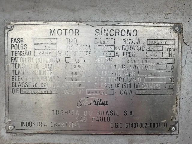Gerador baixa rotação para usina hidroelétrica  - 1250 KVA em 450 rpm - Foto 5