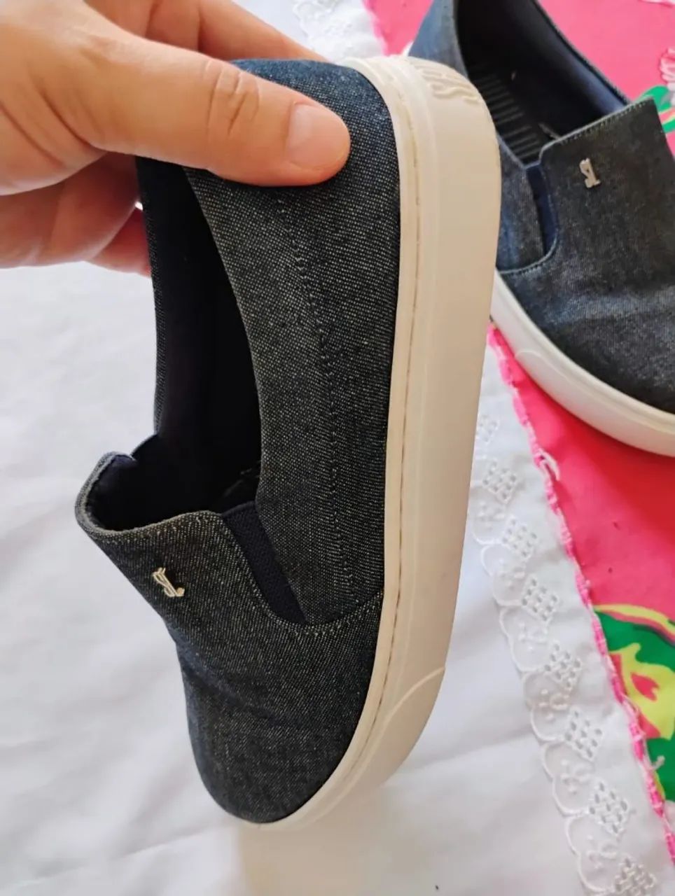 Tênis jeans azul  - Foto 3