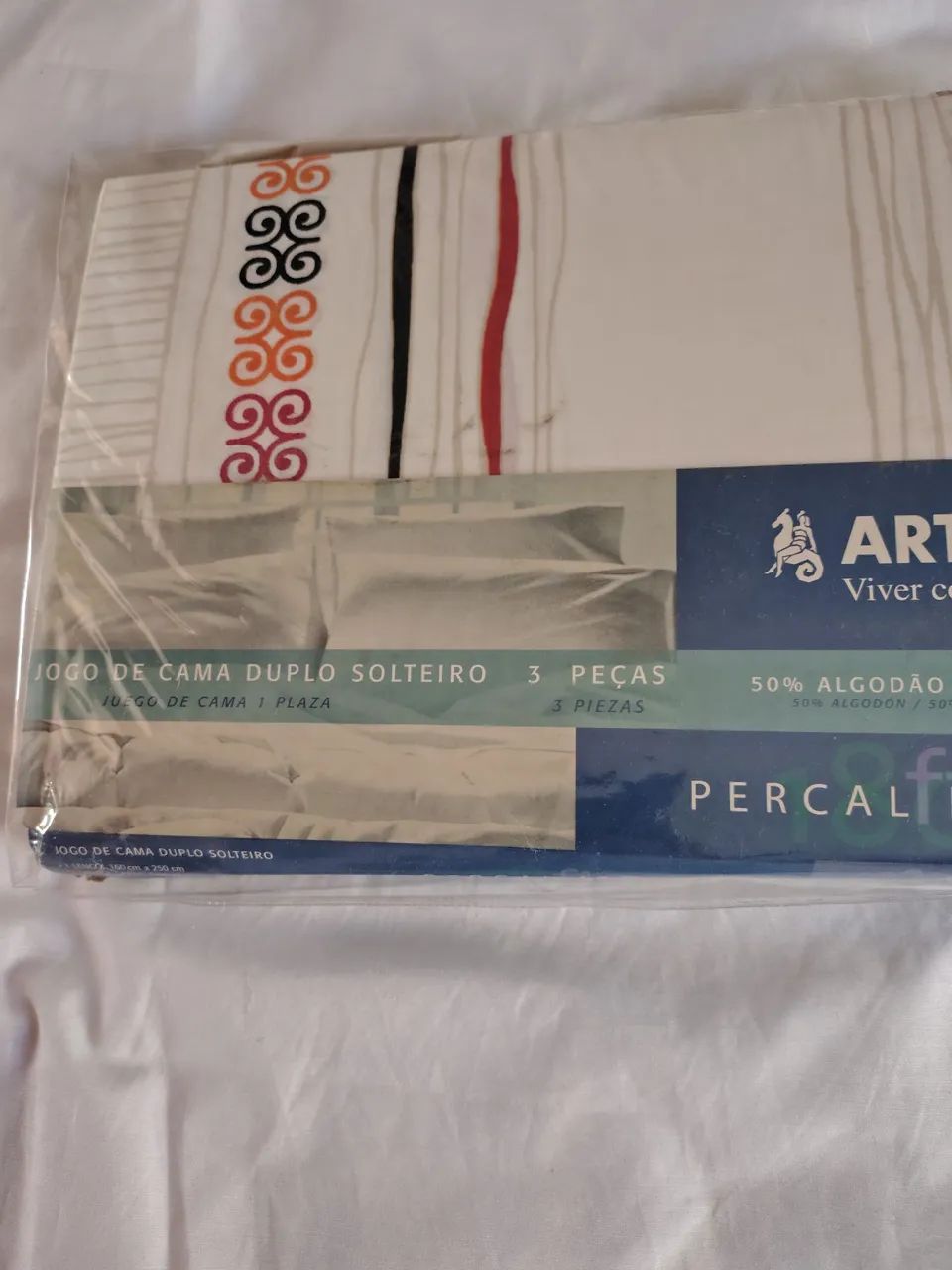 Jogo de cama solteiro artex