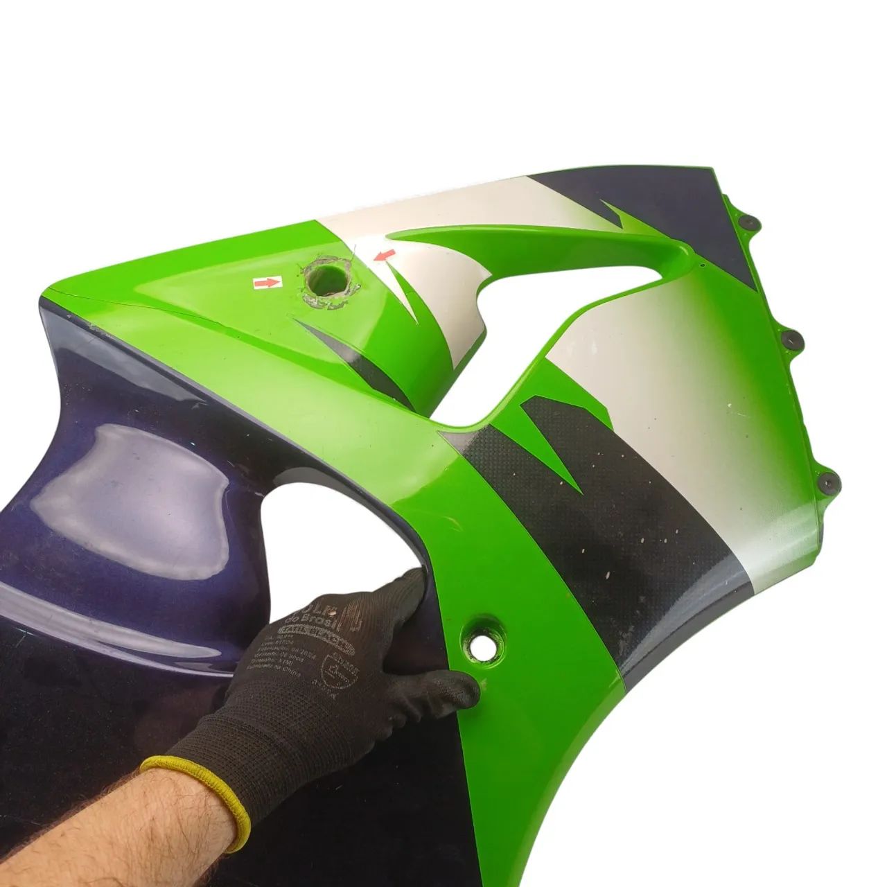 Carenagem Lateral Direita Kawasaki Zx 600 1998 1999 - Foto 3