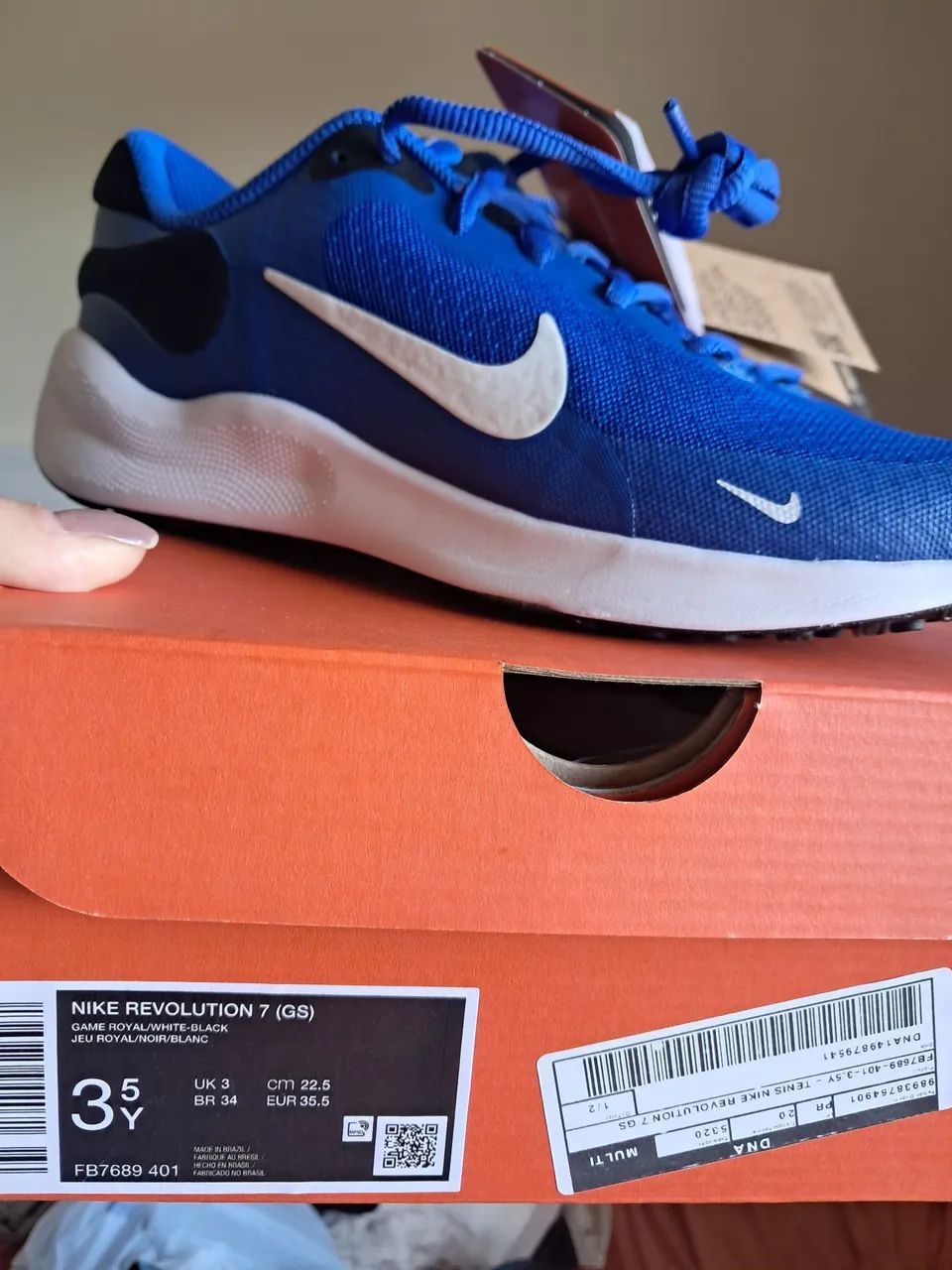 Tênis Nike revolution 7 - tamanho 34 - Foto 2