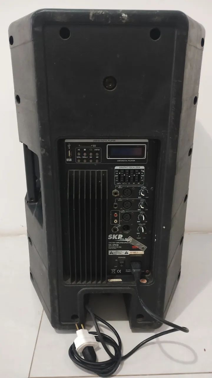 Caixa de Som Ativa SKP Pro Áudio 15' Polegadas  - Foto 2