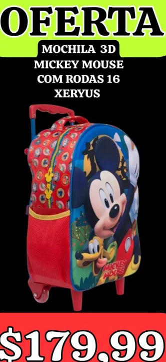 MOCHILA ESCOLAR INFANTIL, LEIAM:
