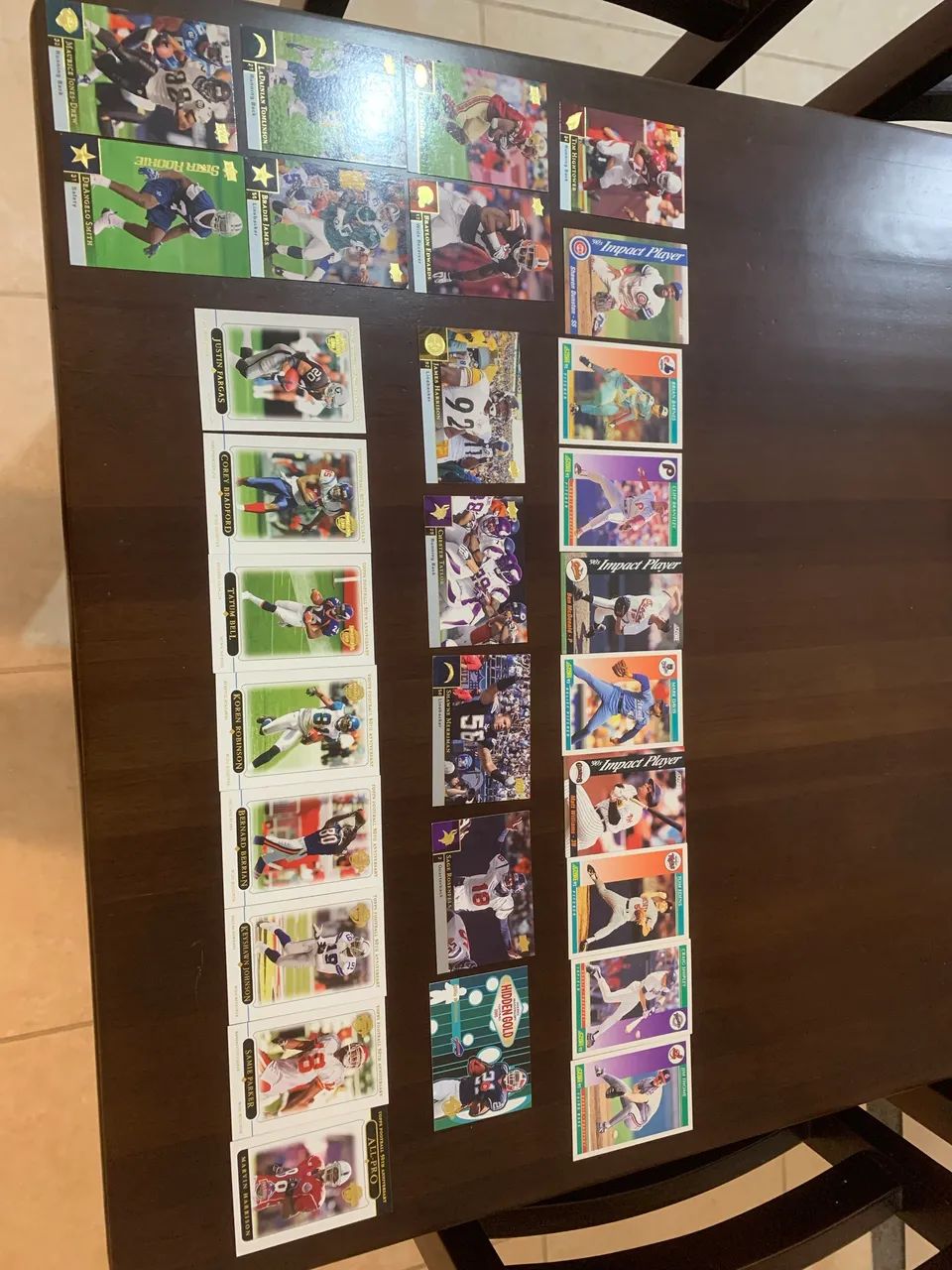 Cards beisebol e futebol americano topps score upper  - Foto 5