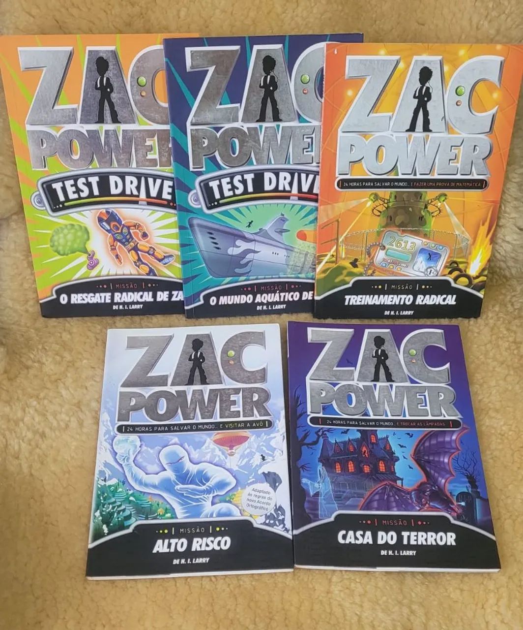 Coleção Zac Power - Test Drive e Missões