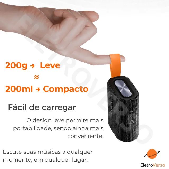 Caixa de Som Xiaomi Sound Pocket - Original e Lacrado com Garantia - Foto 4