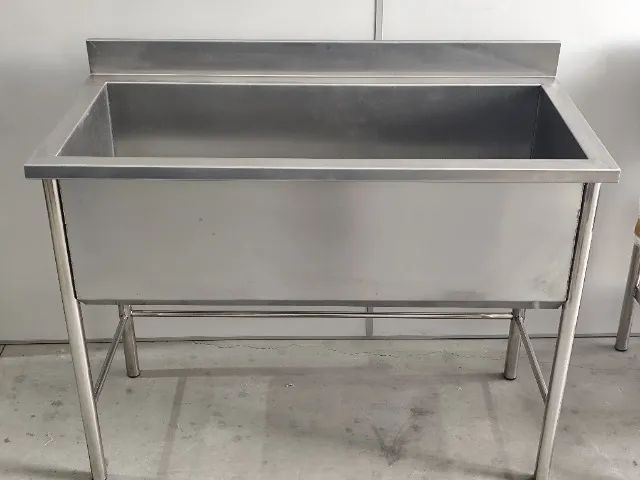 Tanque compacto 60cm para pequenos espaços - Fabricado em aço inox