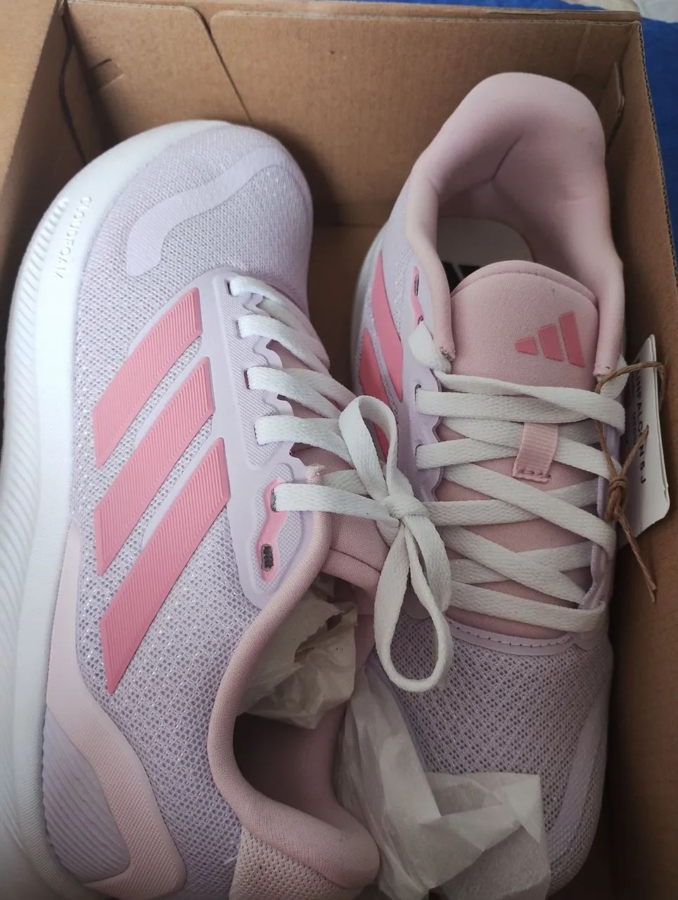 Tênis Adidas Runfalcon 5 J - Rosa - Tamanho 33 - Foto 2