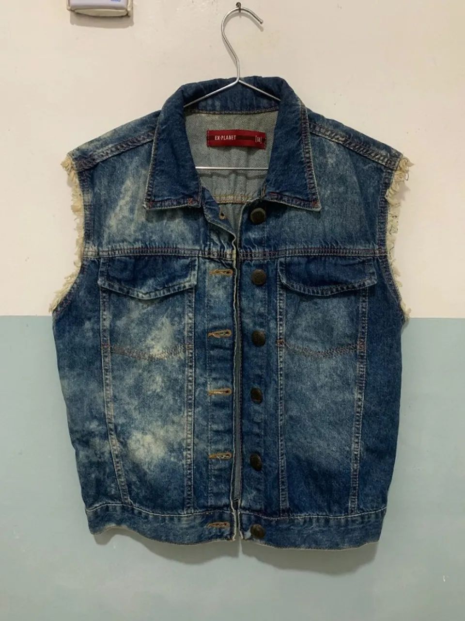 Colete Infantil em Jeans TAM 14