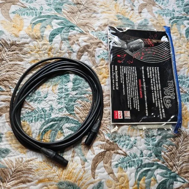 Cabo Para Microfone - Tecniforte True Voice - XLR x XLR 4,58 Metros - Conectores Neutrik