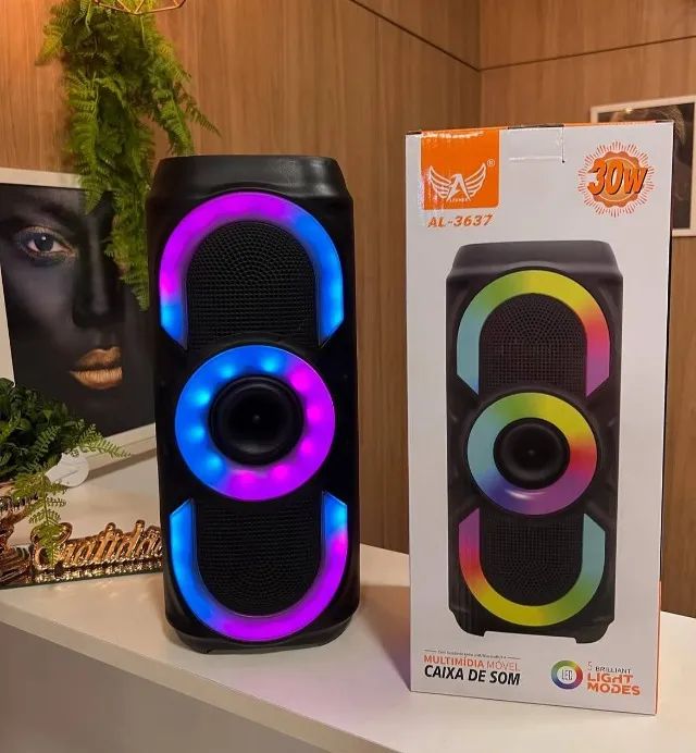 Caixa de Som Bluetooth com Som Potente - NOVA - Foto 3
