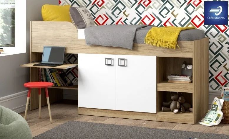 Oferta Cama Infantil com Escrivaninha - Foto 4