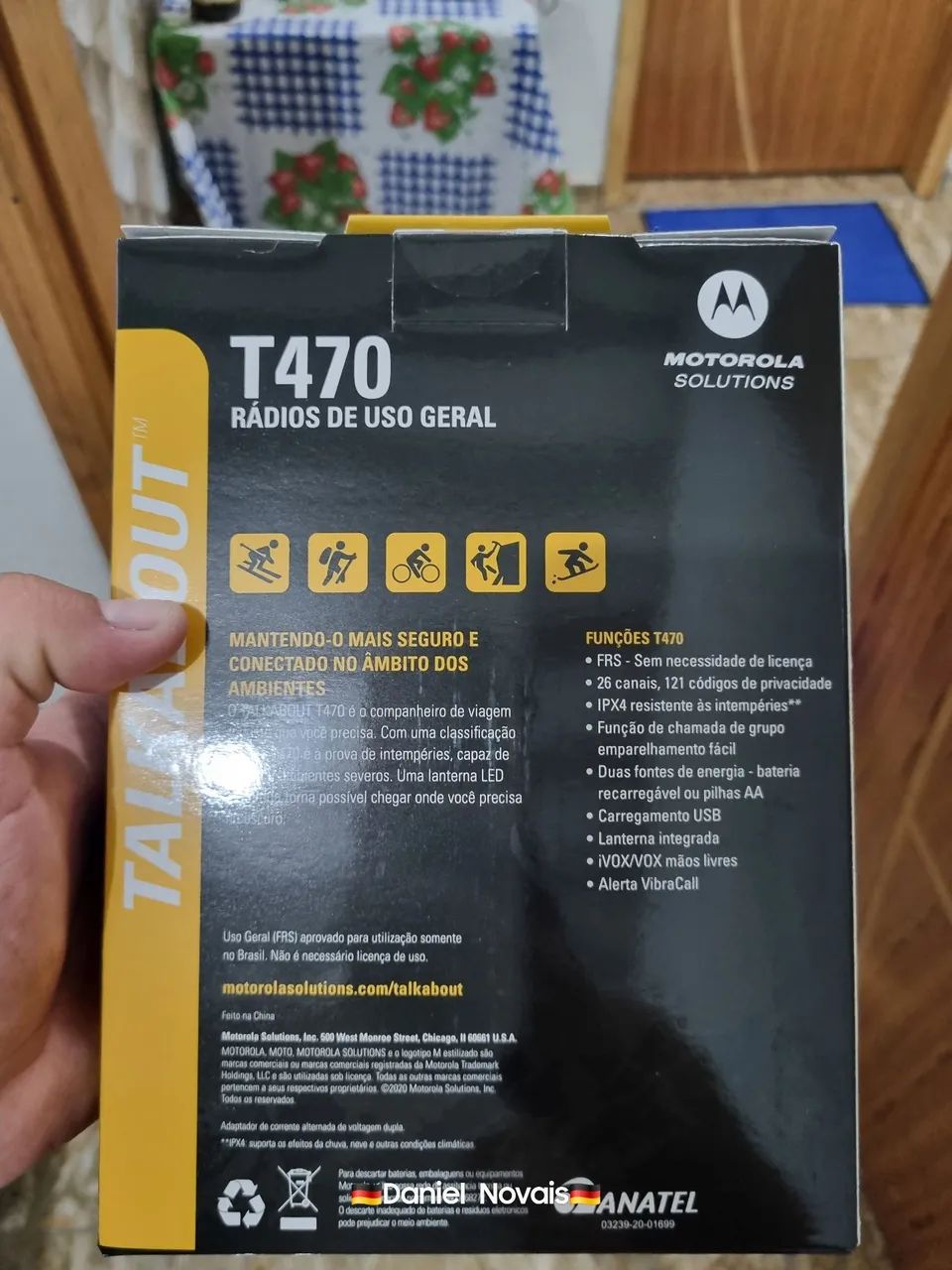 Walkie Talkie Motorola T470 - 2 rádios  - Foto 2