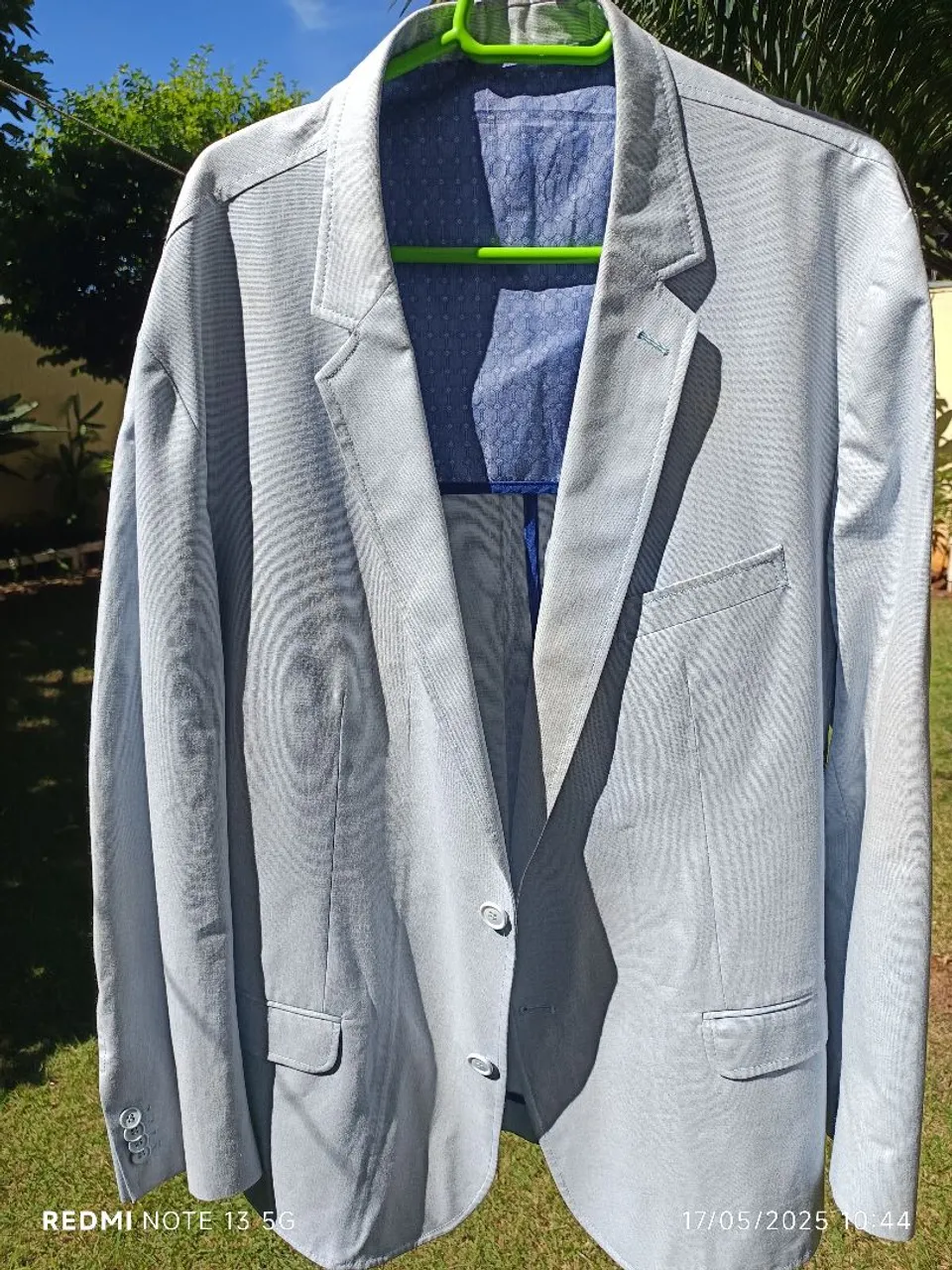 Blazer Masculino Azul Claro