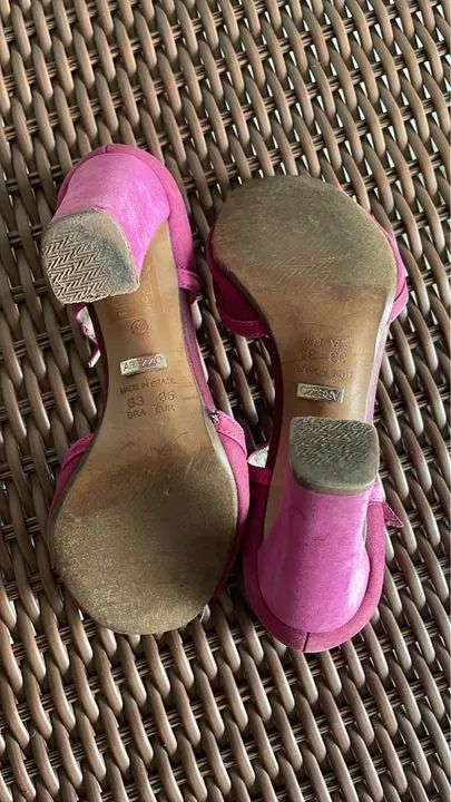 Sandália AREZZO n 33 usado 30,00 - Foto 3