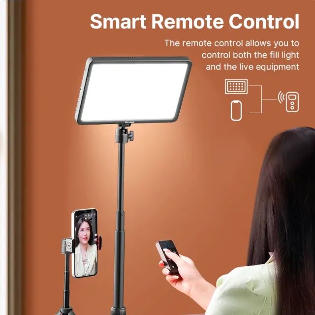 Painel Led Ulanzi/vijim k22 kit completo com suporte de mesa, controle - Foto 3