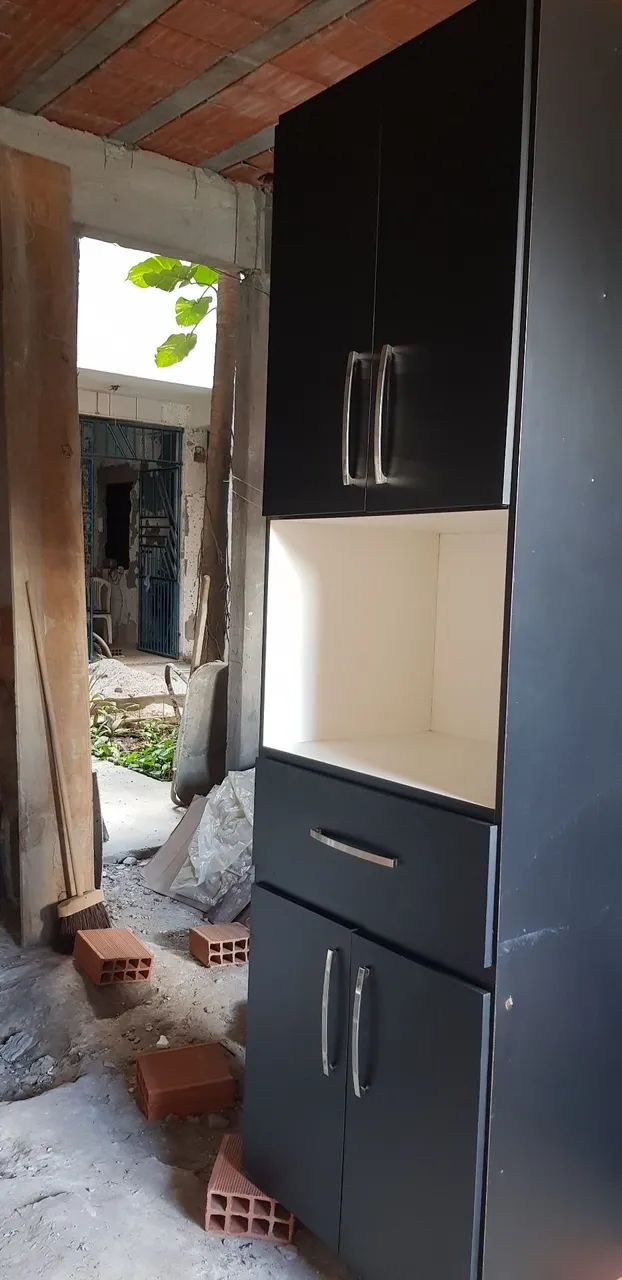 Armário , paneleiro de Cozinha Preto planejado 100%Mdf - Foto 3