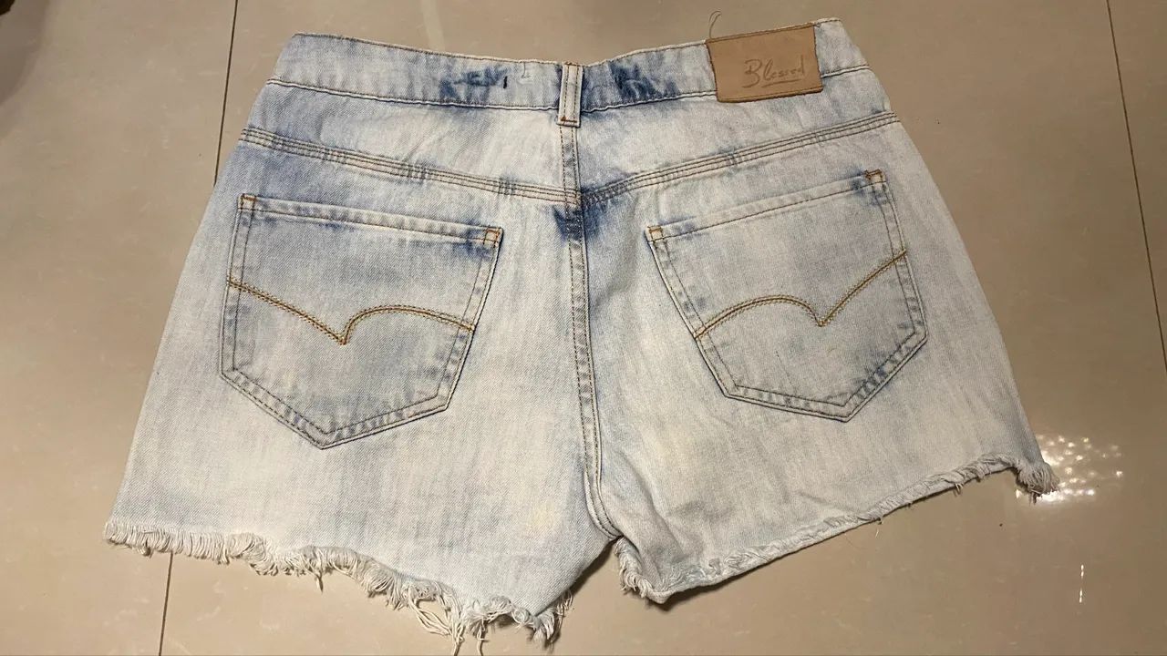 Short jeans Blessed TAM 36 - Foto 2