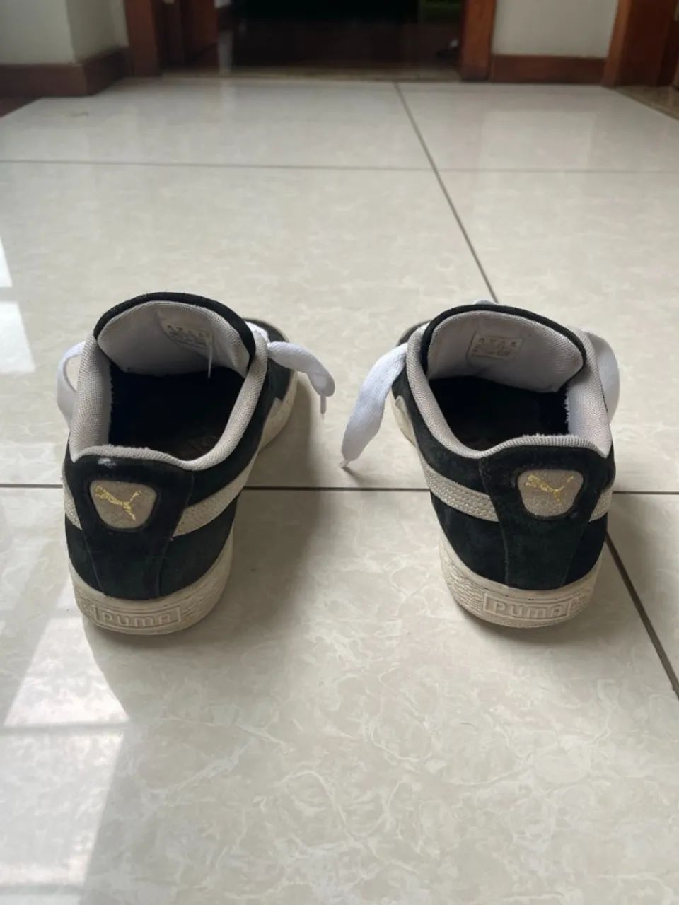 Puma Suede Classic Black White - Foto 3