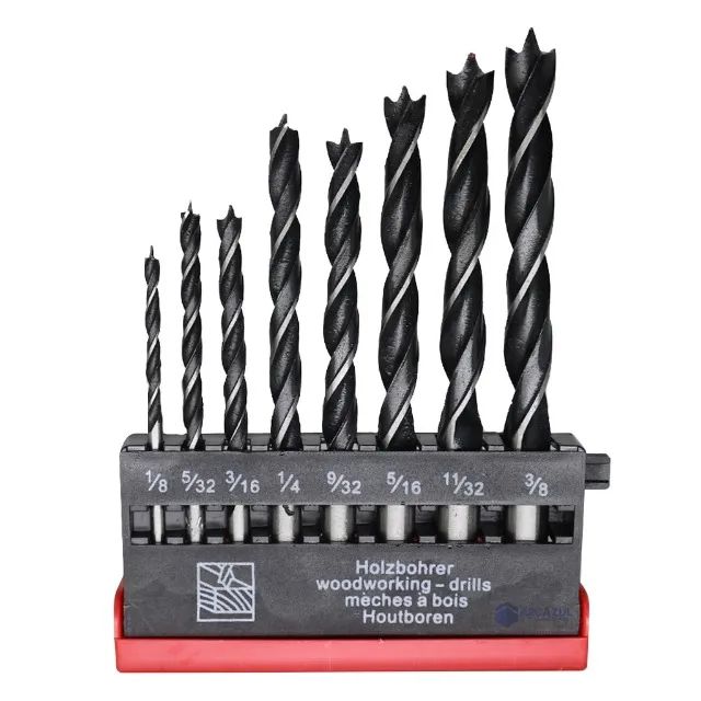 Jogo 8 Brocas 3 Pontas para Madeira 3 a 10mm Lotus 5964