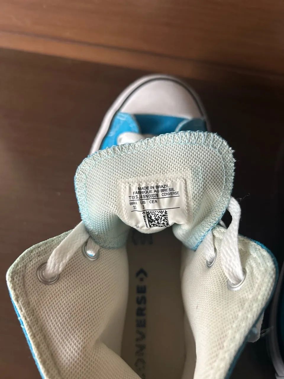 Tênis Converse All Star Azul Celeste - Foto 2