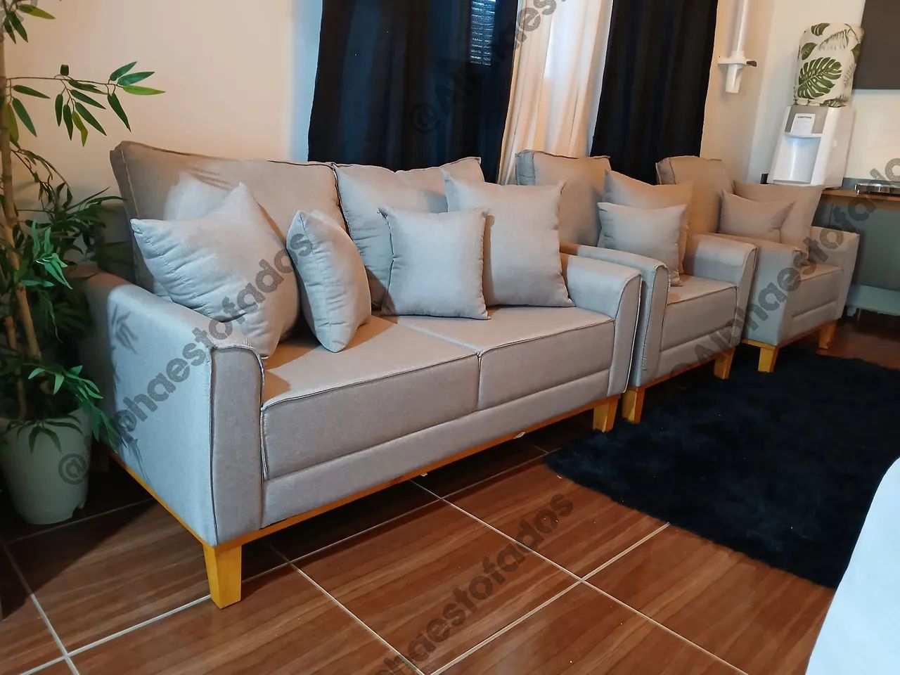 Conjunto de Sofás Beny para Sala64169929910915120