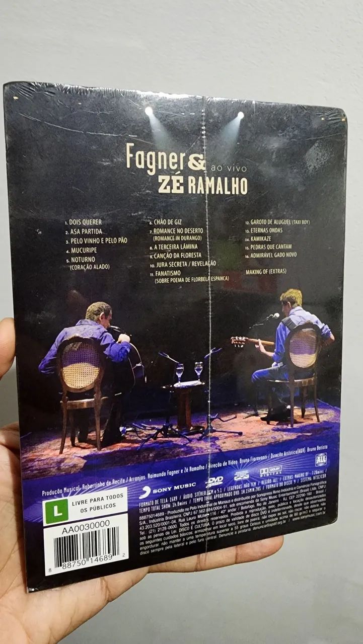 Fagner & Zé Ramalho - Ao Vivo Lacrado - Foto 2
