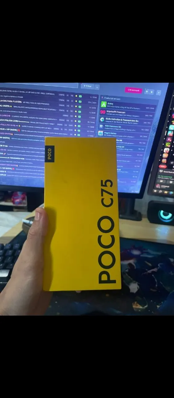 VENDO ESSE POCO C75 NA CAIXA