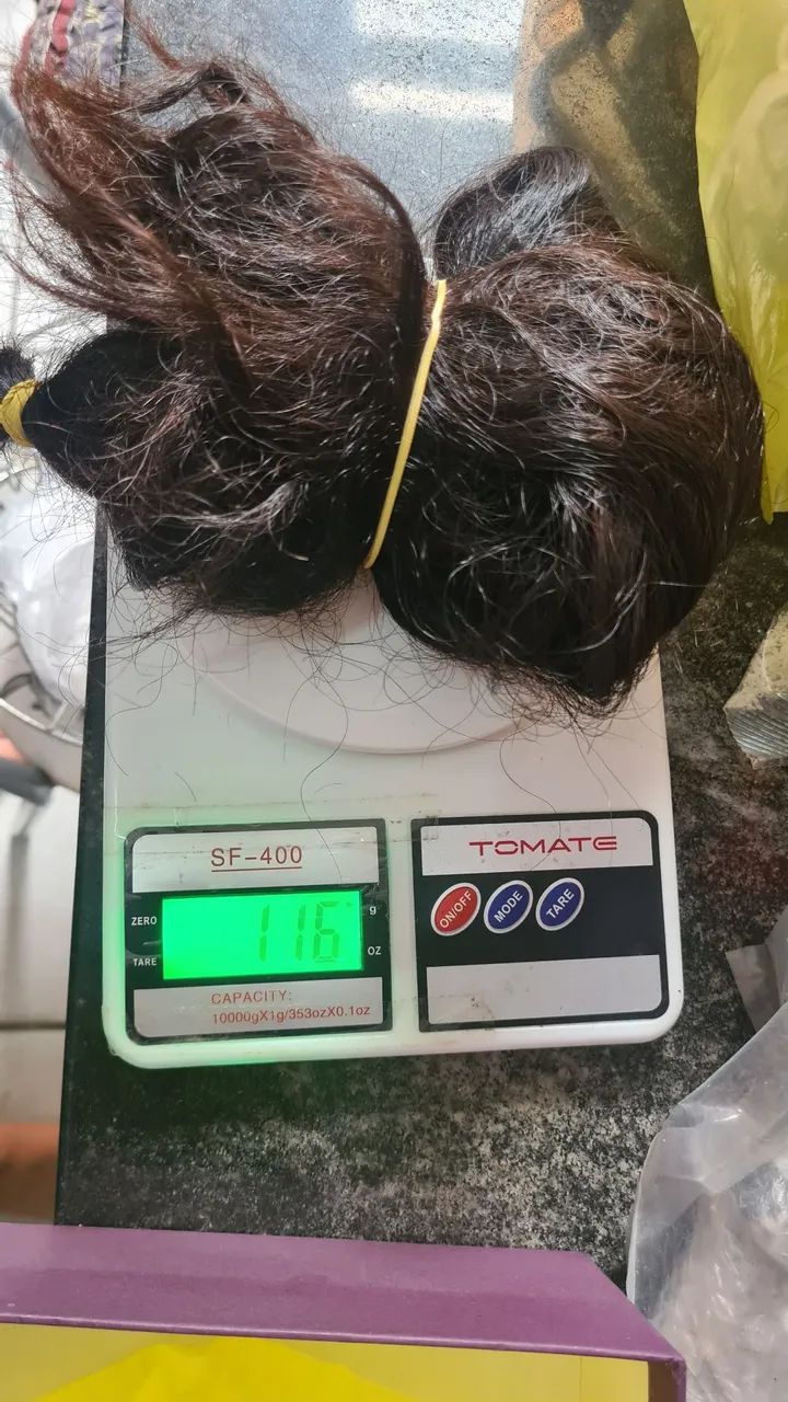 Cabelo humano virgem - 30cm - 116g - ondulado - Foto 2