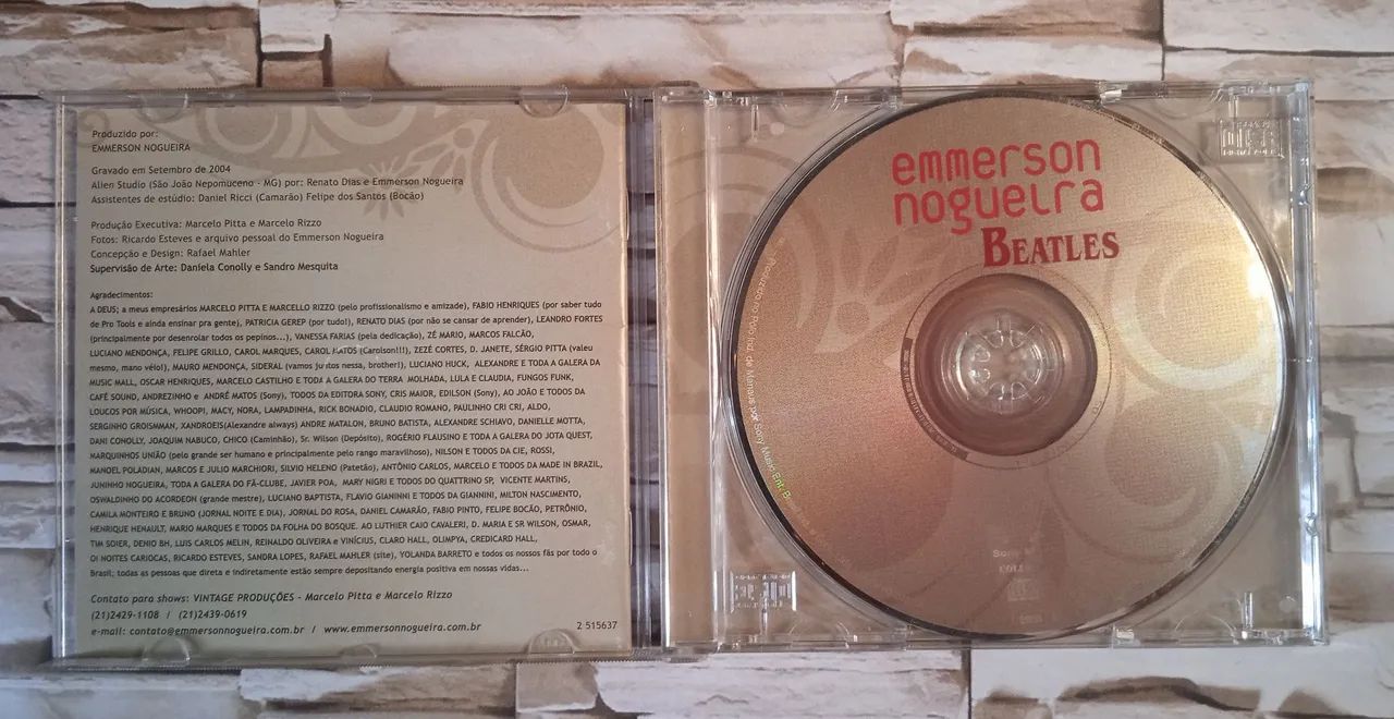 Cd Emmerson Nogueira - Beatles, 2004. - Foto 2