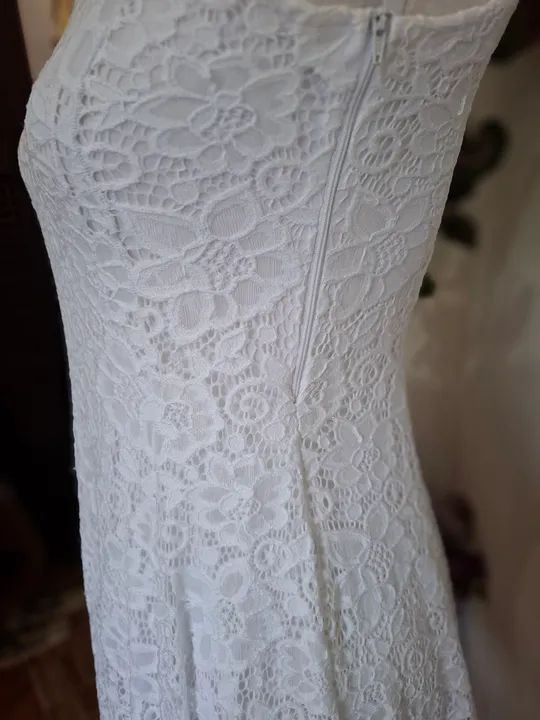 Vestido de renda branco  - Foto 2